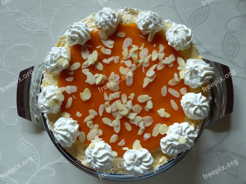 Cake Sanddorn-pie Specialty Spiekerooger Sanddorn-pie Orange