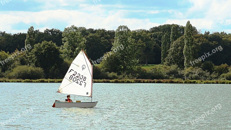 Ponds Navigation Boat Sailing France