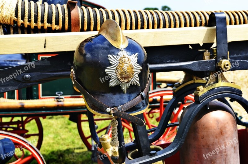 Fireman Fire Helm Historically Free Photos