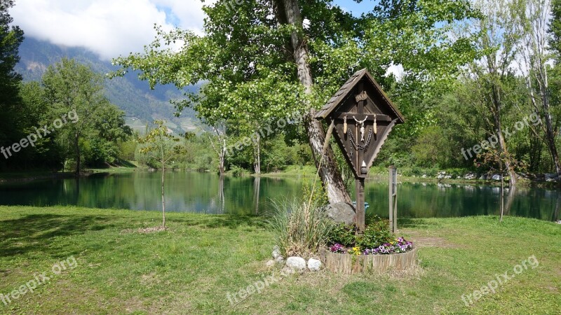 Image Stock Nature South Tyrol Hiking Lake