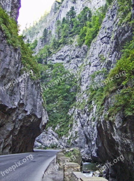 Bicaz Canyon Romania Landscape Nature