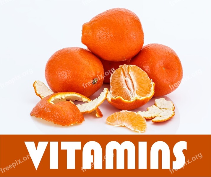 Vitamins Orange Fruit Health A Healthy Diet