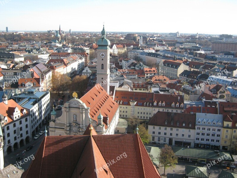 Munich Church Towers Bavaria Church Steeples