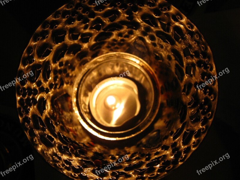 Tealight Candle Round Light Reflexes