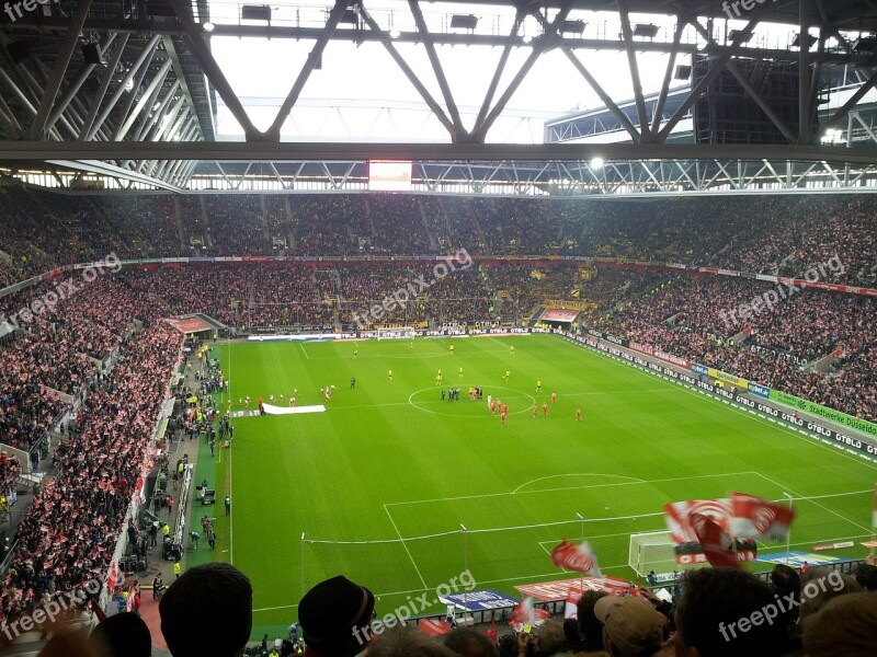 Football Stadium Viewers Stadium Fortuna Düsseldorf