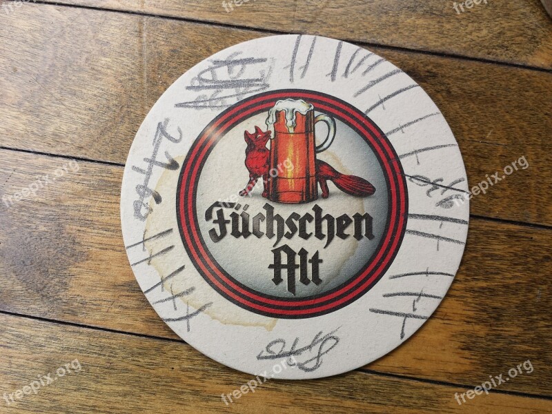 Beer Coasters Füchschen Beer Altbier Table