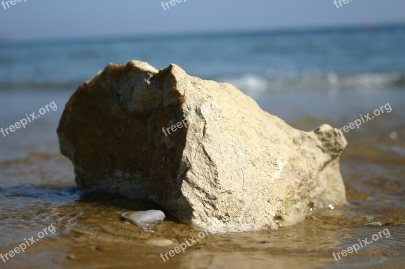 The Stones Greece Crete The Coast Beach