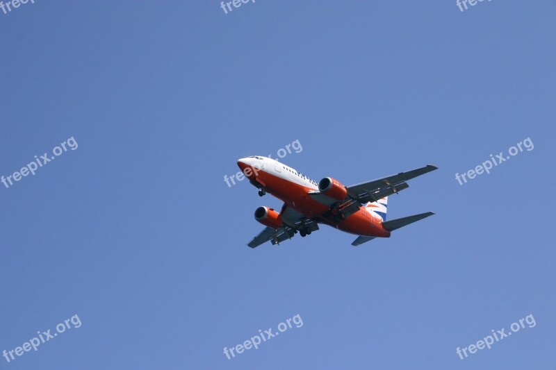 The Plane Sky Greece Free Photos