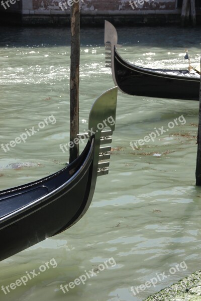 Venice Gondola Boats National Emblem Free Photos