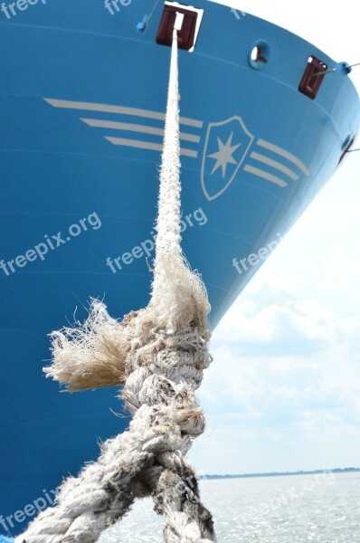 Freighter Container Ship Port Berth Moor