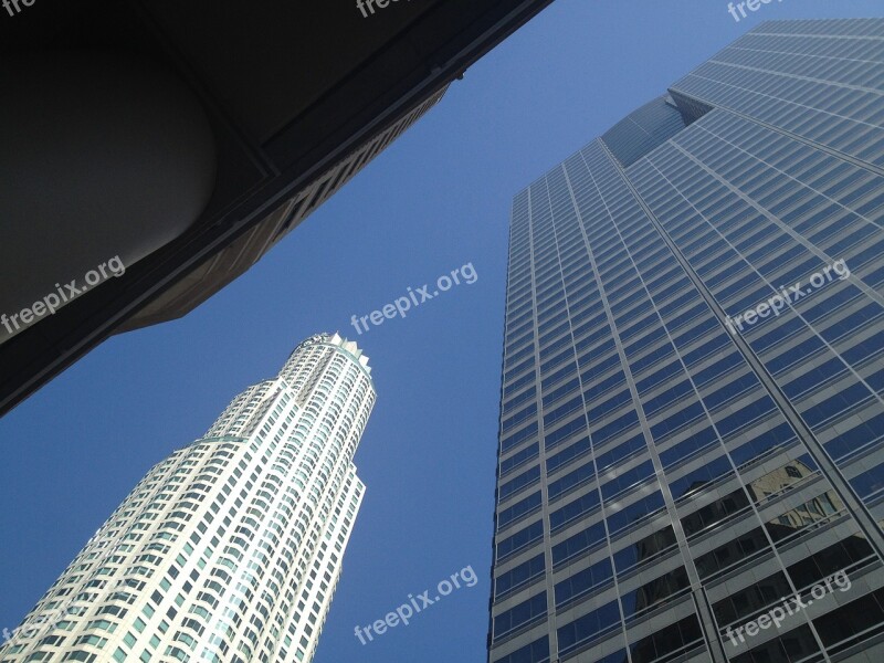 Los Angeles La Skyscrapers City Windows