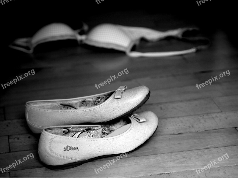 Shoe Floor Ground Wood Background