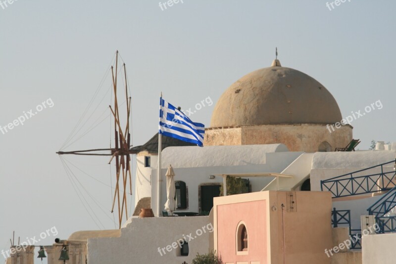 Greece Santorini Cyclades Free Photos