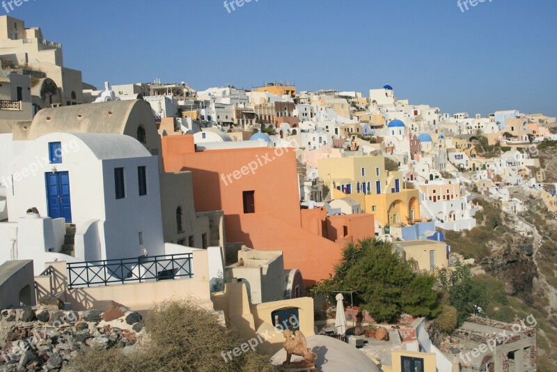 Cyclades Greece Santorini Free Photos