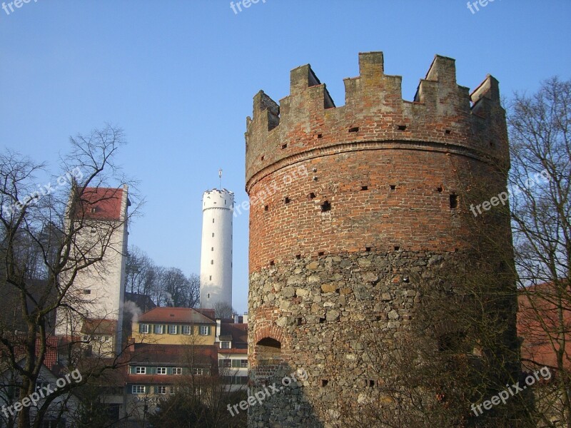 Ravensburg Downtown Middle Ages Defensive Tower Upper Gate