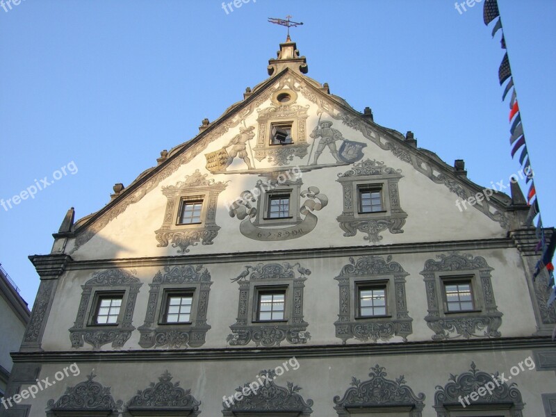 Ravensburg Downtown Middle Ages Architecture Old Post