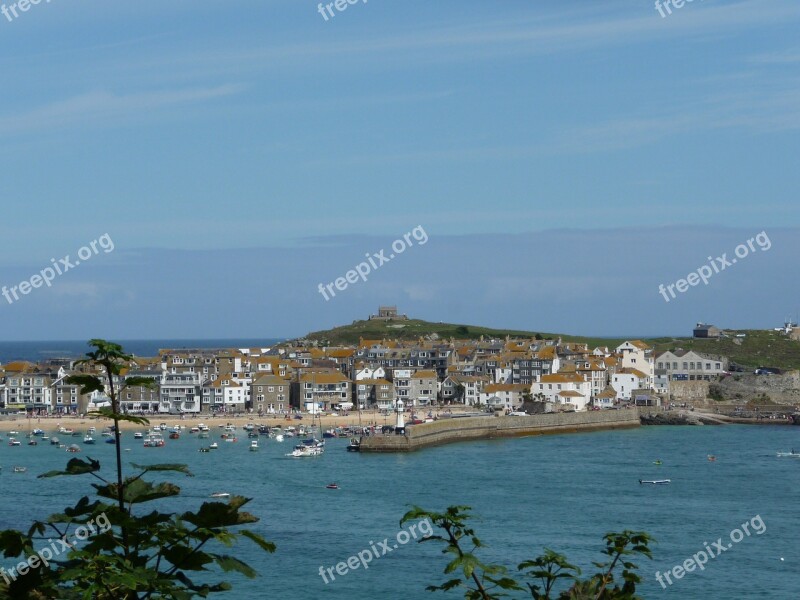 Cornwall Beach Sea Uk Coastline