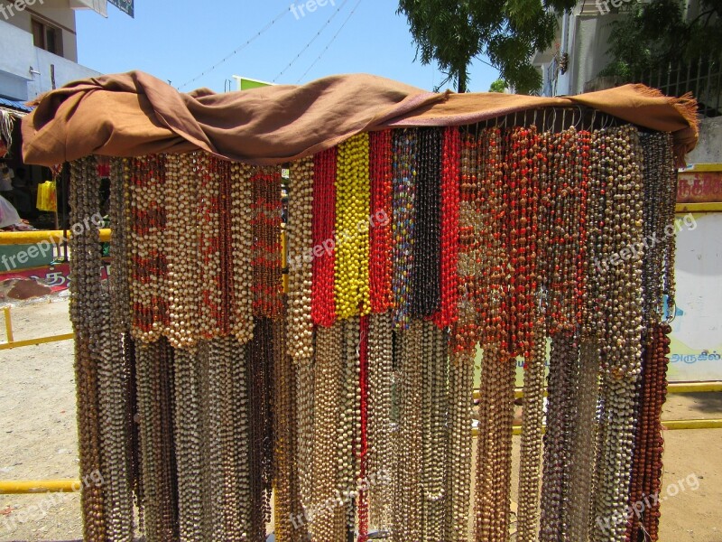 Hand Made Beads Street Vendor Necklaces Sale