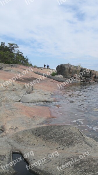 Uppsala County Archipelago Gräsö Sweden Cliffs