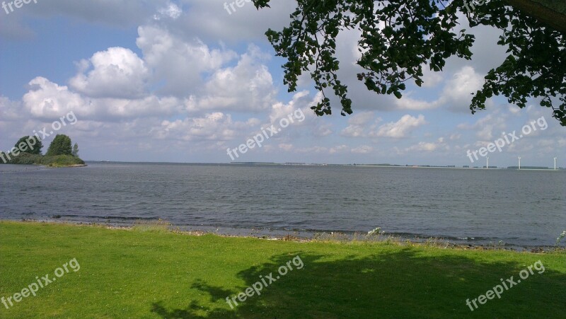 Grevelingen Water Blue Nature Landscape