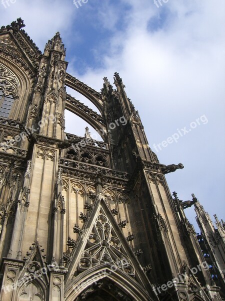 Cologne Dom Facade Cologne Cathedral Landmark