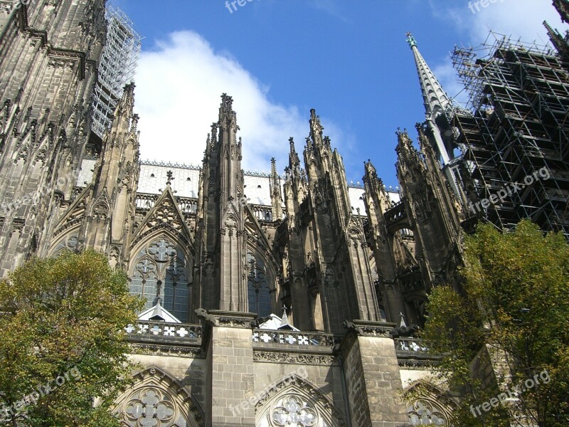 Cologne Dom Facade Cologne Cathedral Landmark