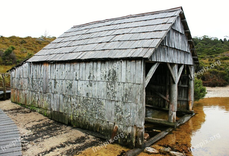 Boat Shed Shed Lake Dove Lake Wood