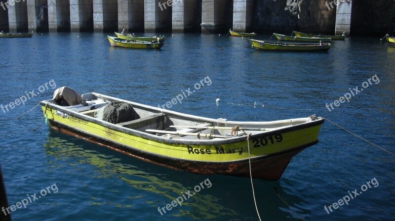 Boat Sea Fishing Wood Beach