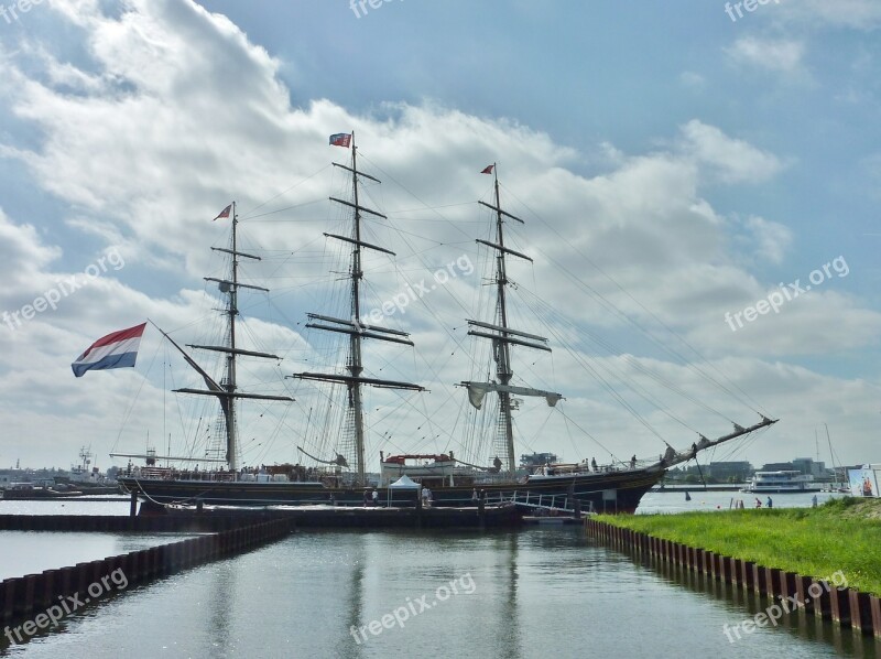 Tall Ship Sailing Ship Clipper Boat Free Photos