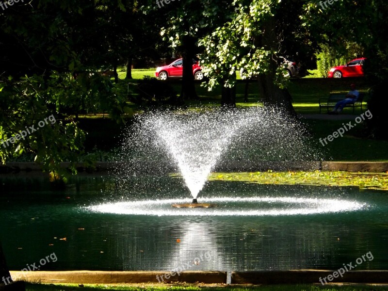 Park Water Nature Landscape Summer