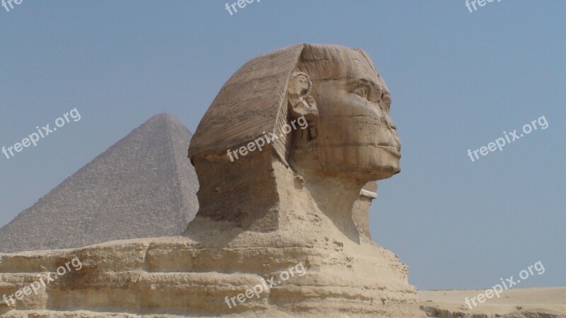 Pyramid Egypt Monument Wonder Of The World Free Photos