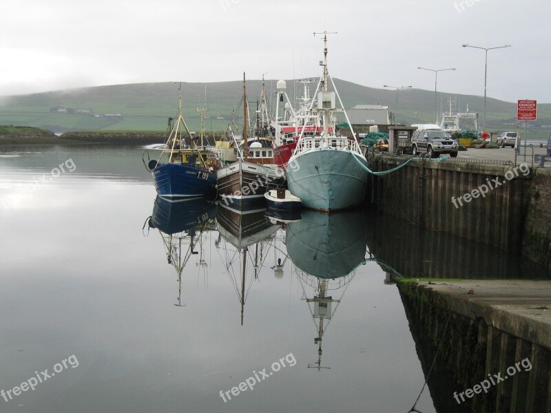 Boats Dingle Ireland Kerry Water