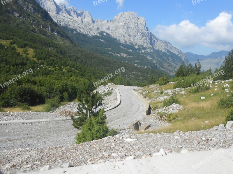 Mountains Landscape Nature Rocks Path