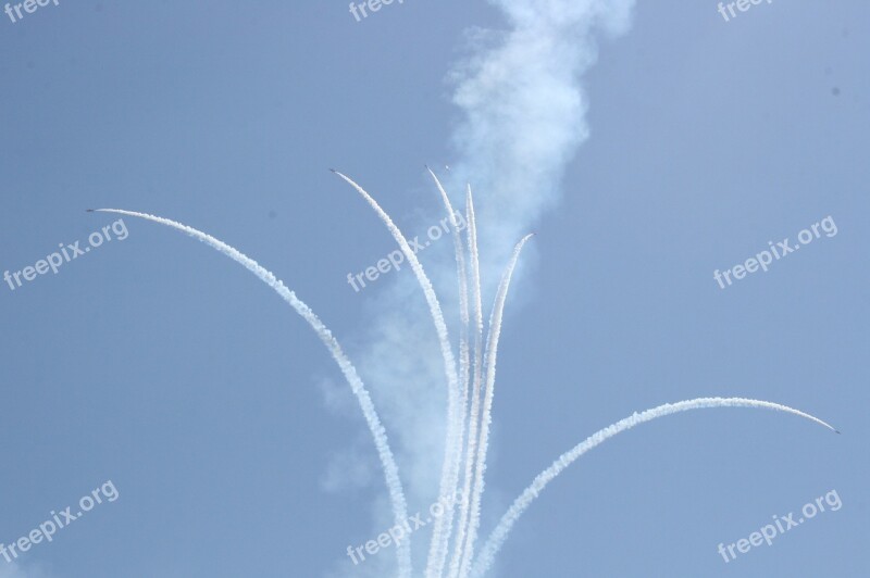 Aircraft Air Show British Plane Eastbourne Sky