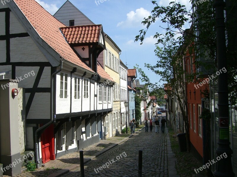 Flensburg Oluf-samson-gang Downtown Historic Building Historic Center