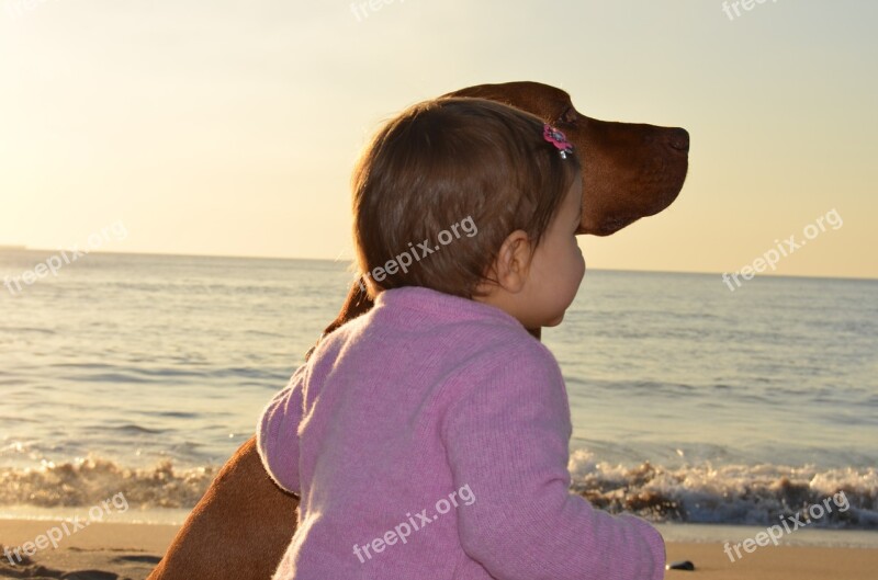 Child Dog Friends Free Photos