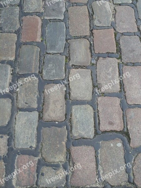 Paving Stones Cobblestones Ground Texture Stones