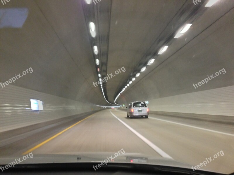 Road Highway Tunnel Running Speed