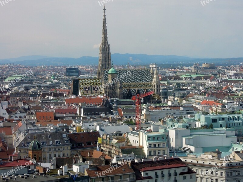 Vienna St Stephan's Cathedral Dom City Good View