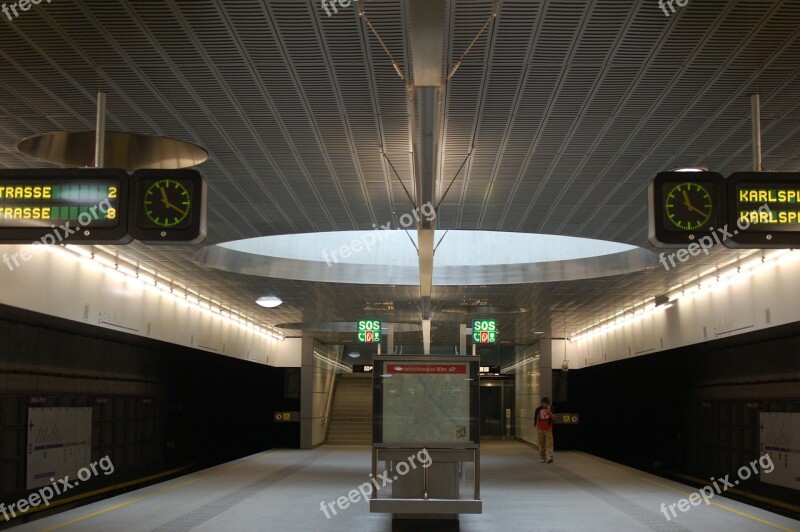 Vienna Metro Station Free Photos