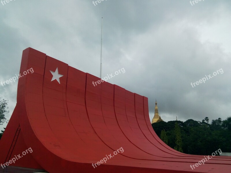 Memorial Martyr Yangon Rangoon Myanmar