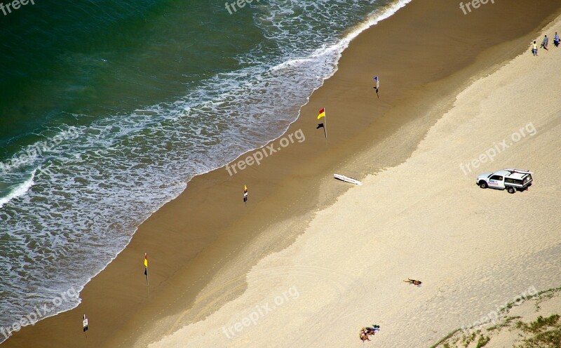 Gold Coast Beach Sea Ocean Sand