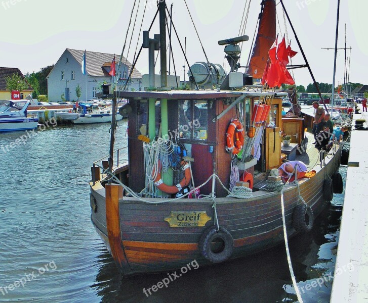 Fishing Vessel Boat Fishing Boat Ship Port