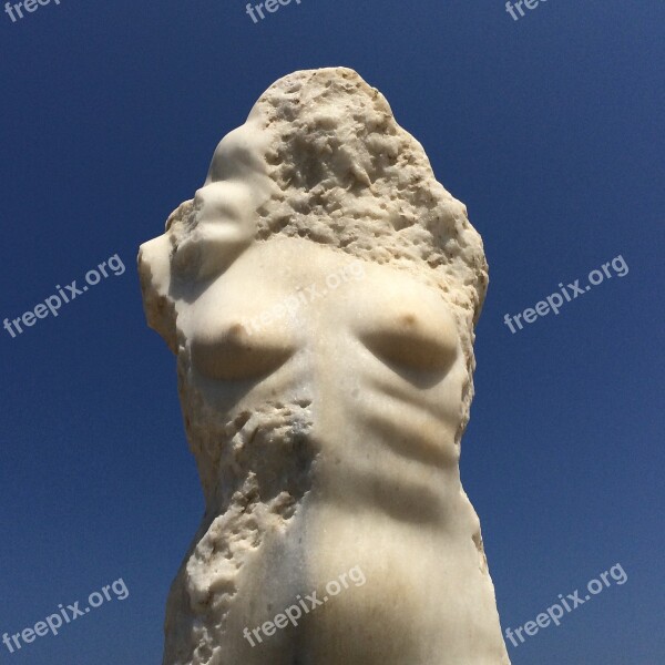 Naxos Greek Sculpture Aphrodite Island