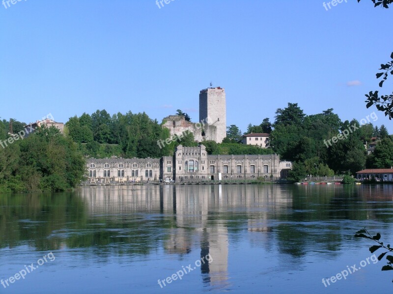 Trezzo Sull'adda Italy Adda Torre Free Photos