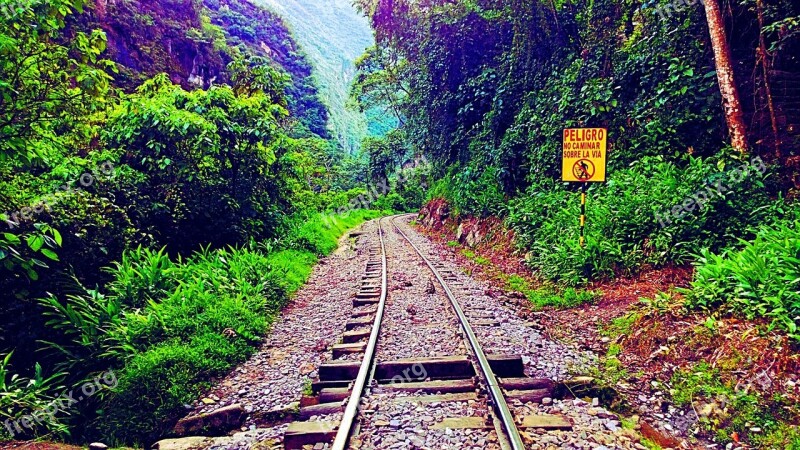 Path Train Destination Railway Lane