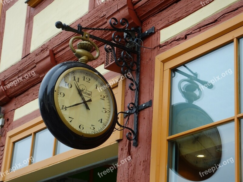 Clock City Antique Architecture Building