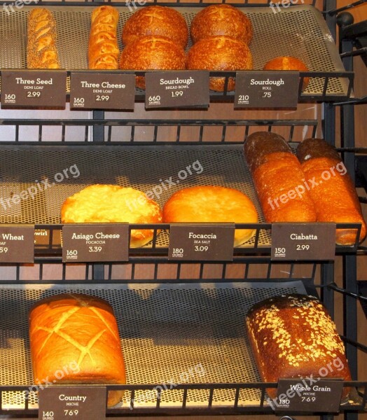 Breads Loaves Bakery Three Seed Sourdough