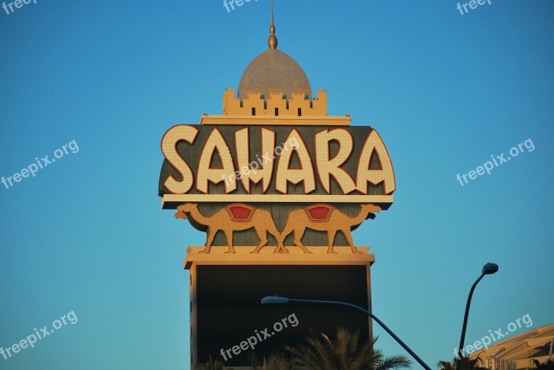 Las Vegas Sahara Casino Landmark Architecture Casino