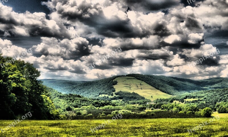 Landscape Hills Scenic Nature Mountains